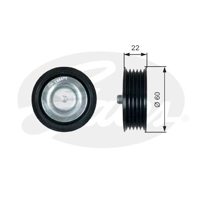 Polia de desvio/de guia, correia trapezoidal estriada poli V DriveAlign®