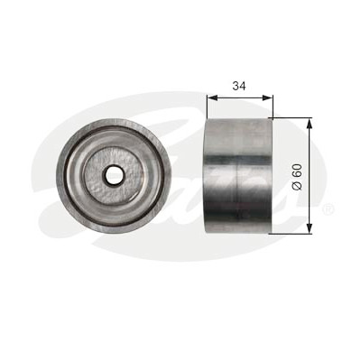 Polia de desvio/de guia, correia trapezoidal estriada poli V DriveAlign®