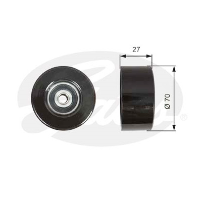 Polia de desvio/de guia, correia trapezoidal estriada poli V DriveAlign®