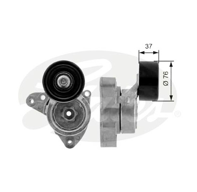 Rolo tensor, correia trapezoidal estriada poli V DriveAlign®