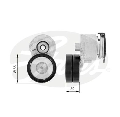 Rolo tensor, correia trapezoidal estriada poli V DriveAlign®