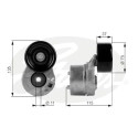 Rolo tensor, correia trapezoidal estriada poli V DriveAlign®