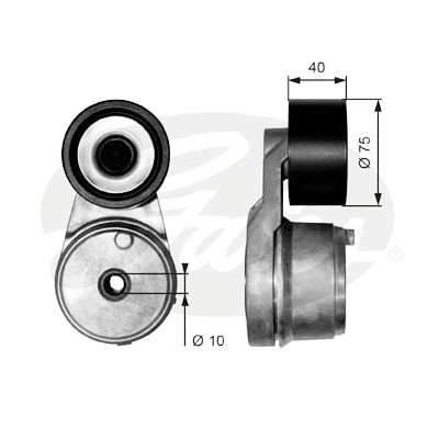 Tensor de correia, correia trapezoidal poli V DriveAlign®