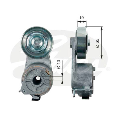 Tensor de correia, correia trapezoidal poli V DriveAlign®