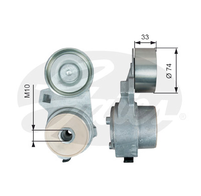 Tensor de correia, correia trapezoidal poli V DriveAlign®