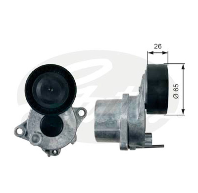 Rolo tensor, correia trapezoidal estriada poli V DriveAlign®