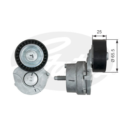 Rolo tensor, correia trapezoidal estriada poli V DriveAlign®