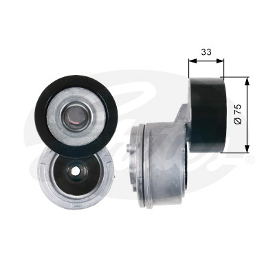 Tensor de correia, correia trapezoidal poli V DriveAlign®