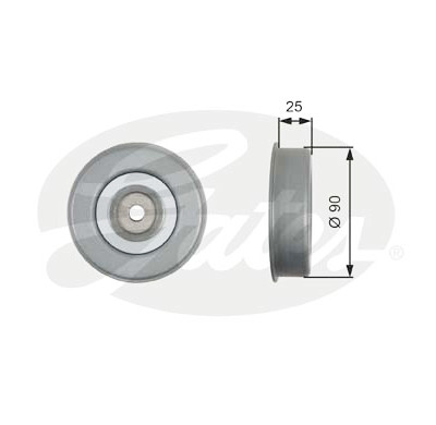 Rolo tensor, correia trapezoidal estriada poli V DriveAlign®