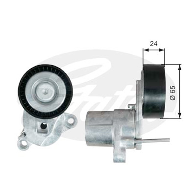 Rolo tensor, correia trapezoidal estriada poli V DriveAlign®