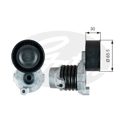 Rolo tensor, correia trapezoidal estriada poli V DriveAlign®