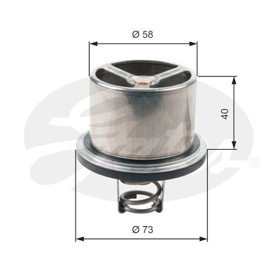 Termostato, refrigerante GATES TH07882