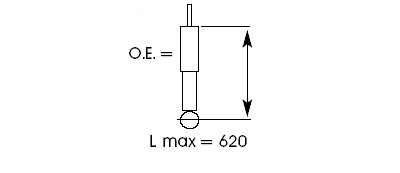 Amortecedor Excel-G KYB 343272