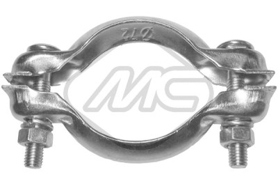 Flange, tubo de escape METALCAUCHO 4275