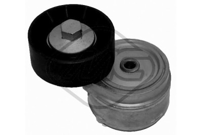 Tensor de correia, correia trapezoidal estriada