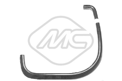 Tubo de radiador METALCAUCHO 7907