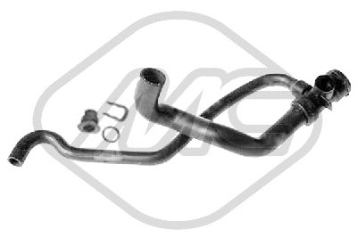 Tubo de radiador METALCAUCHO 9312