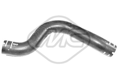 Tubo de radiador METALCAUCHO 9348