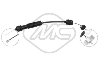 Cabo de aço, accionamento da embraiagem