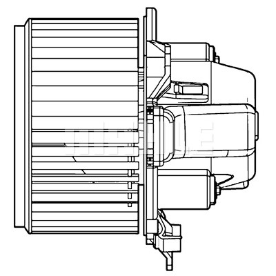 Ventilador de cabine MAHLE ORIGINAL AB 108 000P