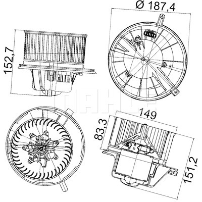 Ventilador do habitáculo