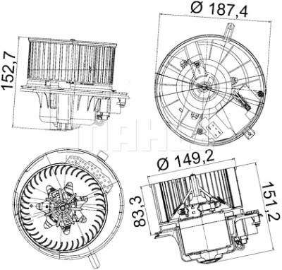 Ventilador do habitáculo