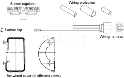 Regulador, ventilador do habitáculo
