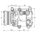 Compressor, ar condicionado