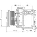 Compressor, ar condicionado