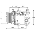 Compressor, ar condicionado
