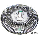 Embraiagem, ventilador do radiador