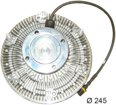Embraiagem, ventilador do radiador