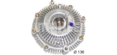 Embraiagem, ventilador do radiador