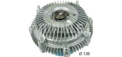 Embraiagem, ventilador do radiador