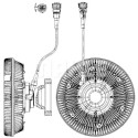 Embraiagem, ventilador do radiador