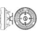 Embraiagem, ventilador do radiador