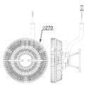 Embraiagem, ventilador do radiador