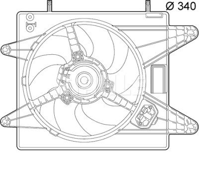 Ventilador, refrigeração do motor