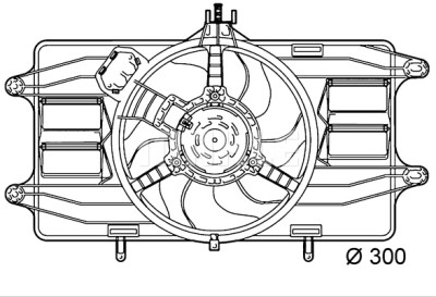 Ventilador, refrigeração do motor