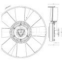 Ventilador, refrigeração do motor