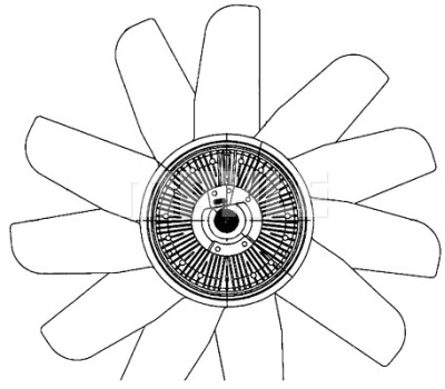Ventilador, refrigeração do motor
