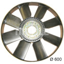 Ventoinha do ventilador, refrigeração do motor