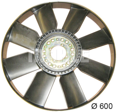 Ventoinha do ventilador, refrigeração do motor