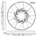 Ventoinha do ventilador, refrigeração do motor