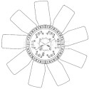 Ventoinha do ventilador, refrigeração do motor