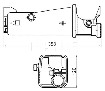 Depósito de expansão, líquido de refrigeração