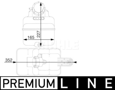 Depósito de expansão, líquido de refrigeração