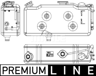 Depósito de expansão, líquido de refrigeração
