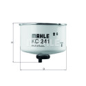 Filtro de combustível MAHLE ORIGINAL KC 241D