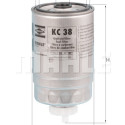 Filtro de combustível MAHLE ORIGINAL KC 38